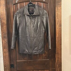 M. Julian Black Leather Jacket